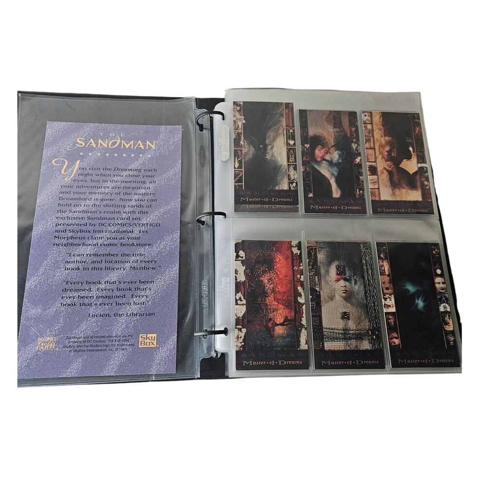 1994 Sandman Trading Cards Complete Set 1-90